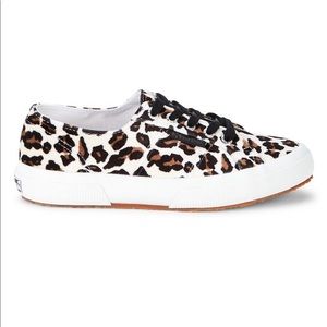 Superga Cotu Snow Leopard Shoes size 39